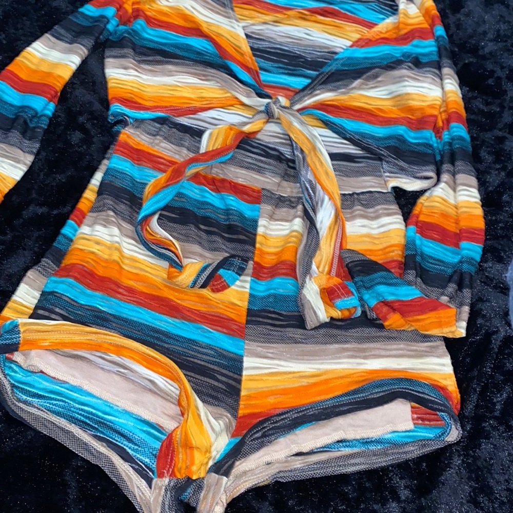 Multi-Color Romper - Picture 3 of 3